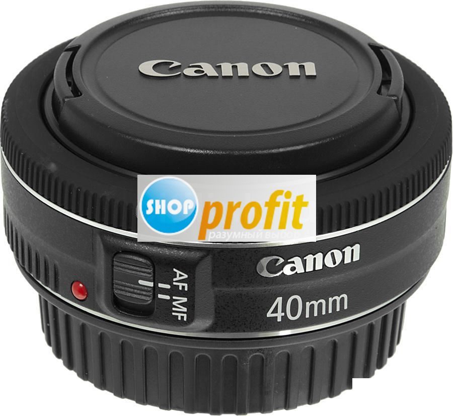 Объектив Canon EF 40mm f/2.8 STM, байонет Canon EF, черный (6310B005)