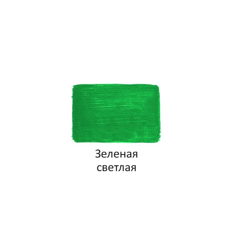 Краска акриловая художественная Луч, 100мл, глянцевая, зеленая светлая (30С 1845-08), 3600шт.