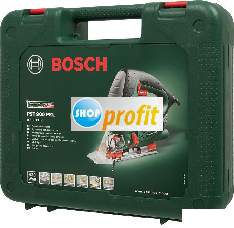 Лобзик электрический Bosch PST 900 PEL, 620Вт (06033A0220)