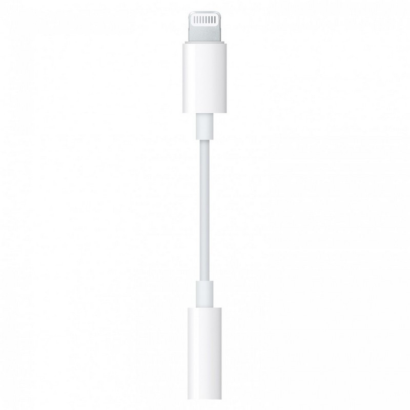 Кабель аудио Apple Lightning - 3.5mm Headphone Jack Adapter (MMX62ZM/A)