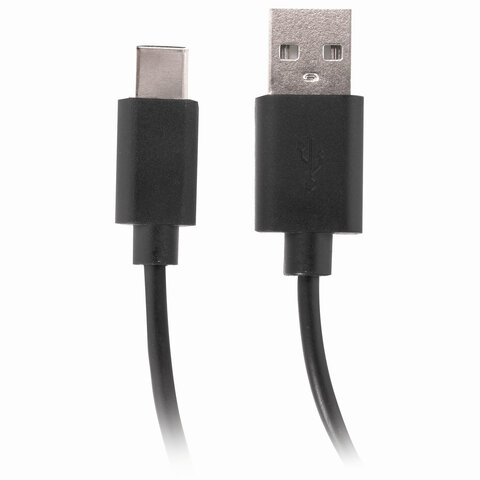 Кабель USB2.0 Sonnen Economy, USB-A - USB Type-C, 1м, черный, 6шт. (513117)