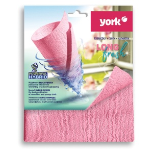 Салфетка хозяйственная York Long Fresh (30х35см) микрофибра губчатая, 5шт. (26250)