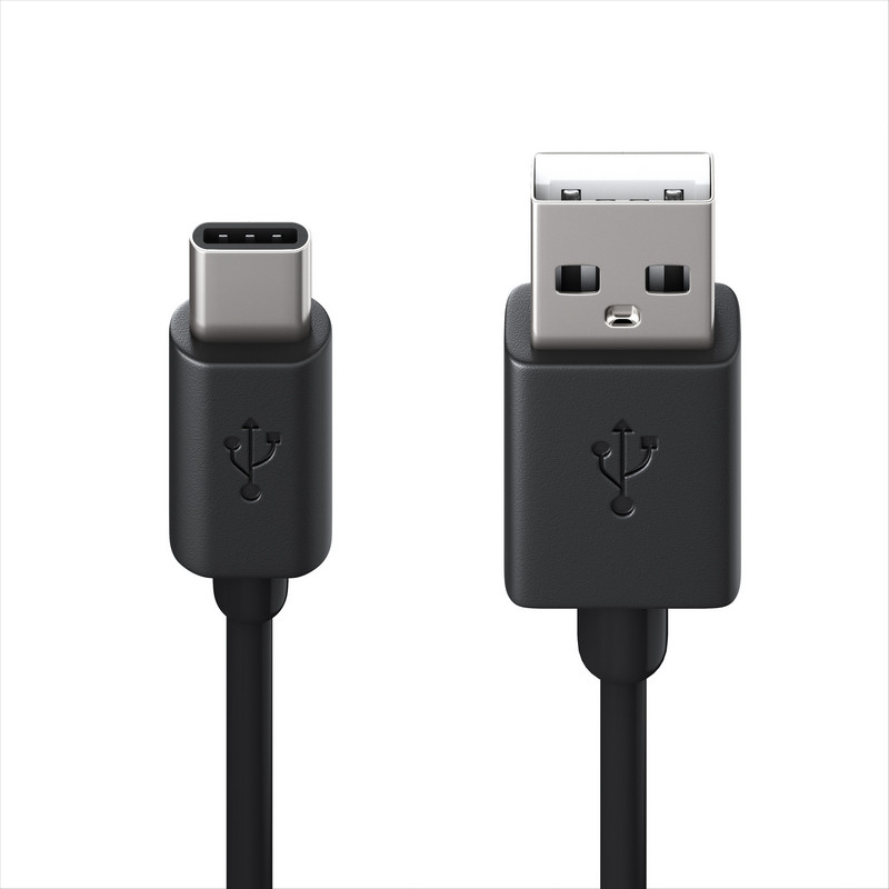 Кабель USB2.0 Red Line, USB-A (m) - USB Type-C, 1м, черный (УТ000010553)