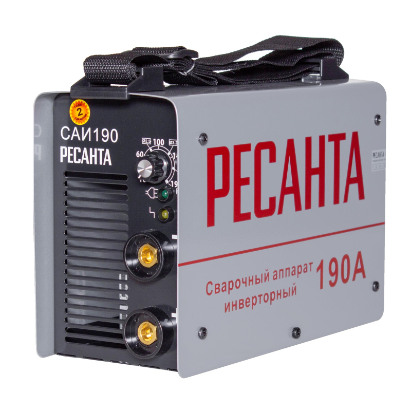 Сварочный аппарат инверторный Ресанта САИ-190, от 10 до 190А (65/2)