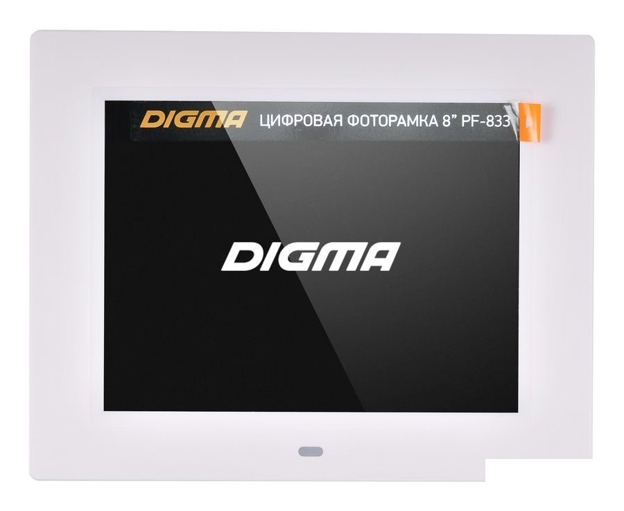 Фоторамка цифровая 8&quot; Digma PF-833, белая (PF833W)