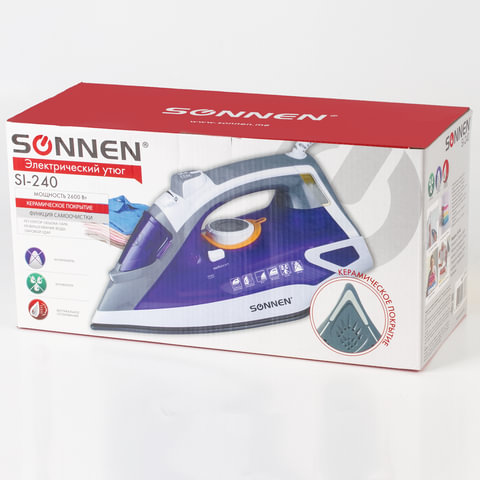 Утюг Sonnen SI-240, 2600Вт, фиолетовый (453507)