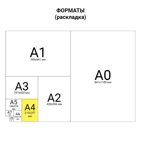 Папка с арочным механизмом Brauberg (50мм, А4, до 350л., картон/пвх) синяя (220888)