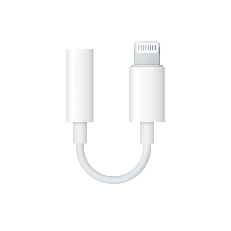 Кабель аудио Apple Lightning - 3.5mm Headphone Jack Adapter (MMX62ZM/A)