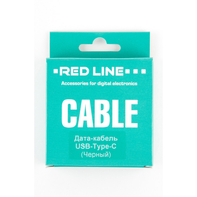 Кабель USB2.0 Red Line, USB-A (m) - USB Type-C, 1м, черный (УТ000010553)