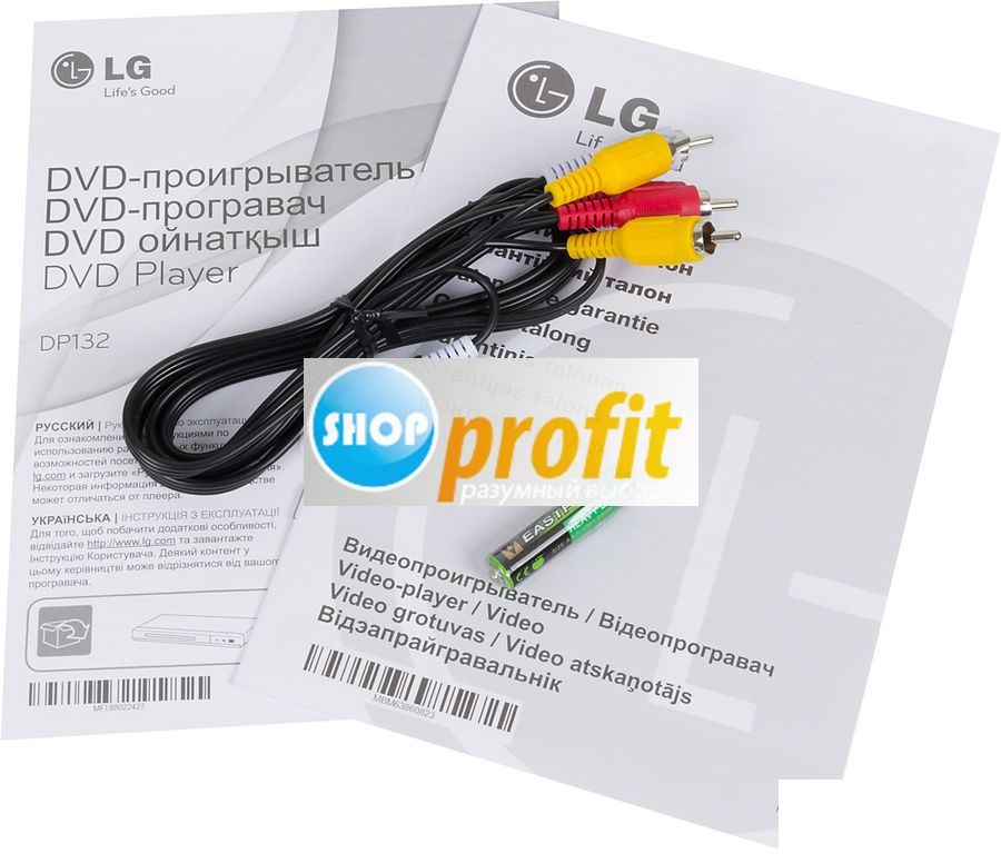 Плеер DVD LG DP132, черный (DP132)