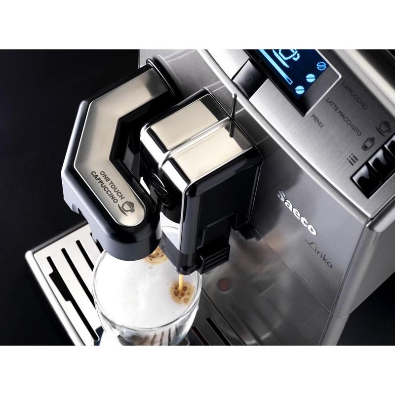 Кофемашина Saeco Lirika One Touch Cappuccino, серебристый